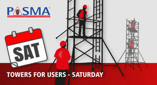 PASMA Towers for Users Course - Saturday course card