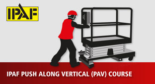 IPAF PAV (Push-Along Vertical) Course course card