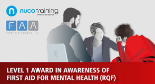 Level 1 Award in Awareness of First Aid for Mental Health (RQF) course card