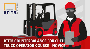 RTITB Counterbalance Forklift Truck Operator Course - Novice course card