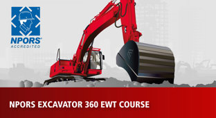 NPORS N202 - Excavator 360° - Experienced Worker Test (EWT) course card