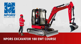 NPORS N201 - Excavator 180° - Experienced Worker Test (EWT) course card