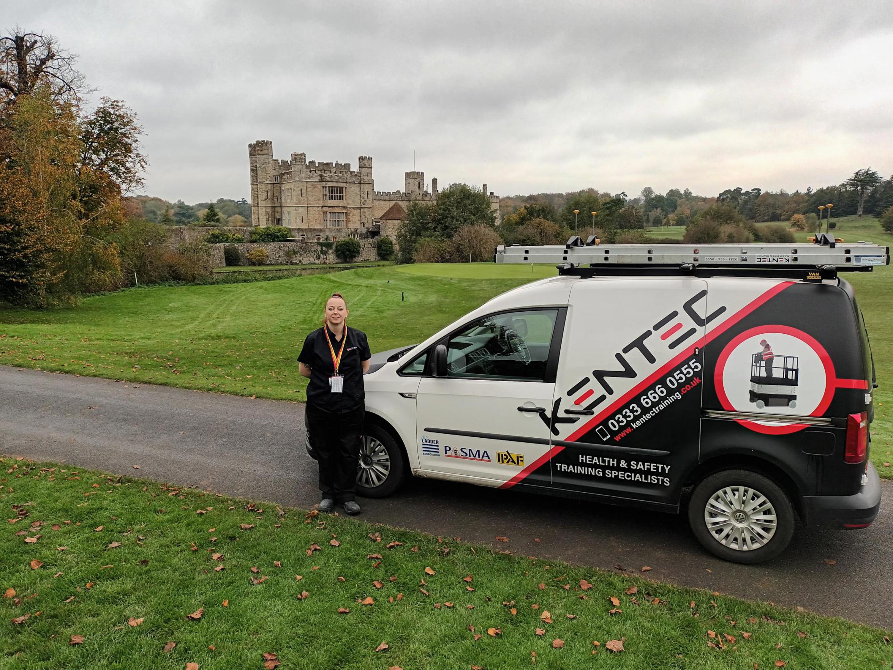 25Th October 2024 Kentec Delivers Ladder Safety Training At The Historic Leeds Castle