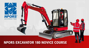 NPORS N201 - Excavator 180° - Novice Course course card
