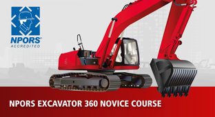 NPORS N202 - Excavator 360° - Novice Course course card