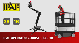 IPAF Operator Course - 3A/1B course card