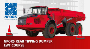 NPORS N205 - Rear Tipping Dumper - Experienced Worker Test (EWT) course card
