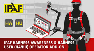 IPAF Harness Awareness and User (HA/HU) Operator Add-On course card