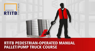 RTITB Pedestrian Manual Pallet/Pump Truck Course course card