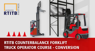 RTITB Counterbalance Forklift Truck Operator Course - Conversion course card