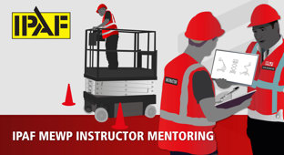 IPAF MEWP Instructor Mentoring course card